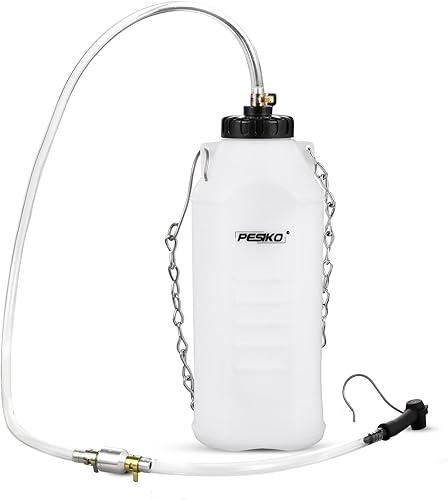 1L Brake Bleeder Bottle, Brake Fluid Bleeder Kit with One Way Check Valve 24 inch Tube and Rubber Connector for Collect Brake Fluid