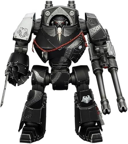 JOYTOY Warhammer Horus 1/18 Action Figure Raven Guard Contemptor Dreadnought with Gravis autocannon and Chainfist 8.9'' Mehca Model Collector's Gift