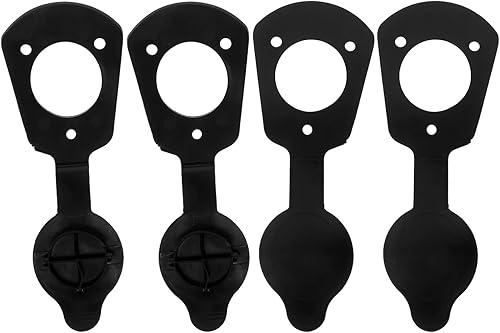 SUPVOX 4pcs Fishing Rod Holder Cap Gasket for Flush Mount Rod Holder Boat Fishing Accessory Anti-Slip Rubber Gasket for Kayak and Boat