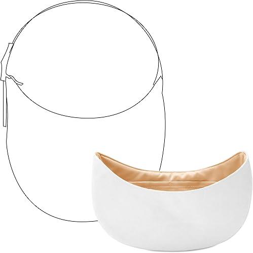 Purse Organizer Insert for Moon-Shaped Handbags (Size 11) — Compatible with Long champ Roseau Essential M, Lightweight Slim Curved Bottom Liner, Size 11 (9.4" L x 4.7" H x 3.5" D)