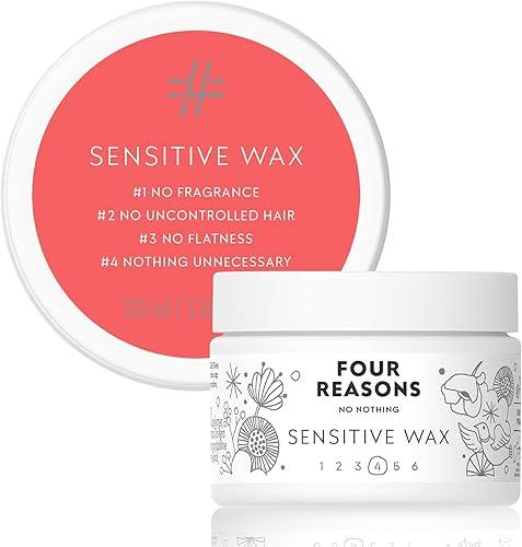 No nothing Styling Wax – Fragrance Free Matte Hair Wax for Men & Women – Unscented Strong Hold Hair Paste for Sensitive Scalp – Easy At Home Styling – 3.4 oz