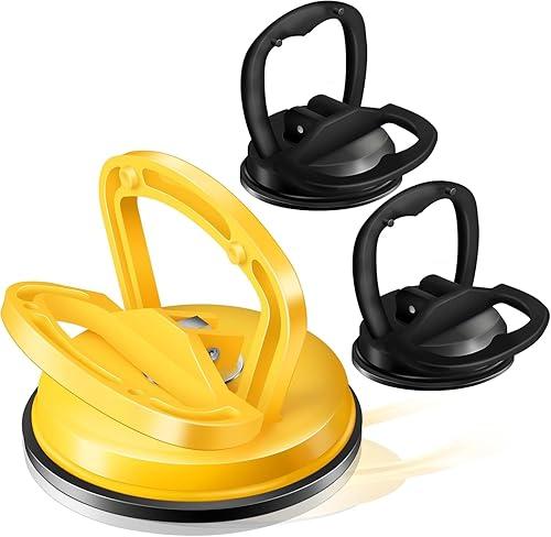 Car Dent Puller 3 Pack Dent Puller Powerful Car Dent Removal Kit Suction Cup Dent Puller for Car Dent Repair Dent Remover Tool for Car Body,Tiles Lifting,Objects Moving,Screen (Multicolor)
