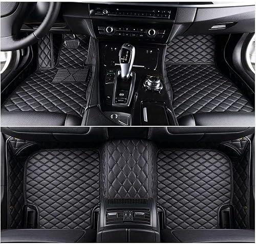 Custom Car Floor Mats for Mercedes-Benz A B C E G CL CLA CLE CLK CLS ML AMG-GT EQA EQB EQC EQE EQS GLA GLB GLC GLK GLS SL SLC SLK S R Luxury Carpets Waterproof Car Mats (All Black)