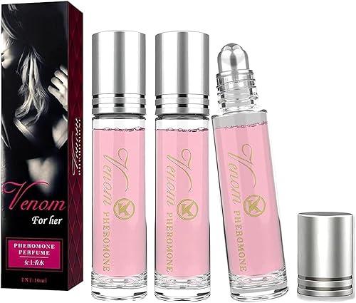 3Pcs Lunex Phero Perfume, Verola Perfume for Women, Women Pheromone Perfume, Specially Designed For Women, Portable Perfume Long Lasting Female, Roll On Perfume Phero Oil.