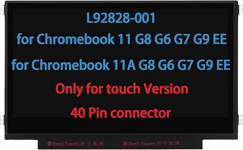 L92828-001 11.6" Touch Screen Replacement for HP Chromebook 11 G8 EE G9 EE G7 G6 EE 11A G6 G7 G8 G9 EE LCD Display Panel 40 Pin (Touch Version) — 16% off