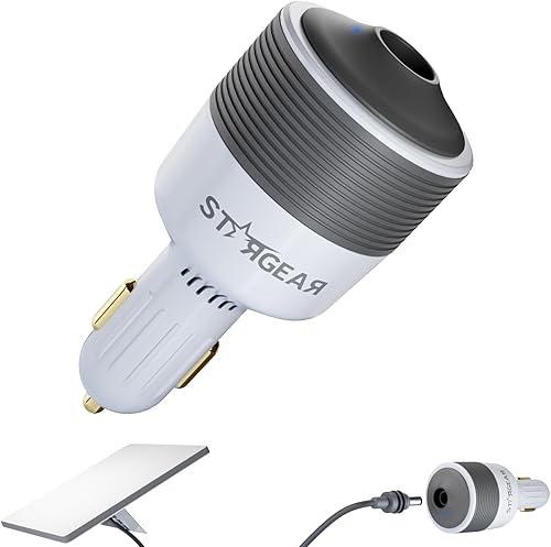 Starlink Mini Car Adapter 12V to 24V DC Step Up Converter with 60W Car Cigarette Lighter Adapter, Starlink Mini 12V Adapters Supports 16 AWG Official 30M, Ideal for RV, Boat, Trailer