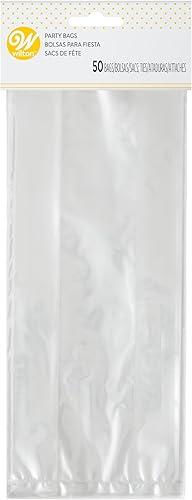 Wilton Clear Treat Party Bags, 4 x 9.5 in., 50 Pack