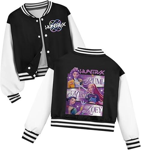 K Pop Girls Sweatshirt Long Sleeve Zip Up Jacket Korea Cartoon Costume Birthday Gift