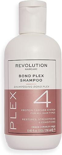 Revolution Haircare Plex 4 Bond Plex Shampoo, Deeply Cleanses Dry and Damaged Hair, Vegan & Cruelty Free, 250ml