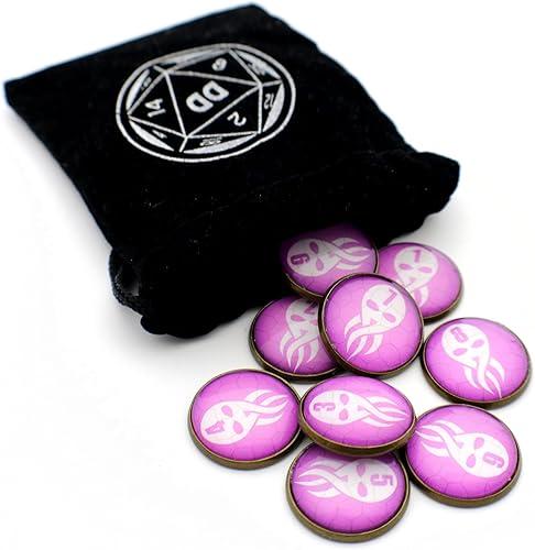 D&D Numbered Monster Token Markers for Dungeons and Dragons (Mind Flayer)