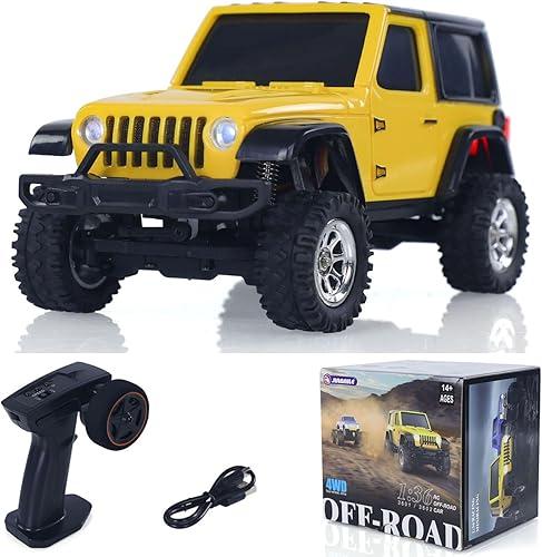 TOUCAN RC HOBBY 2.4G 1/36 Remote Control Rock Crawler RC Off Road Car 4×4 RTR Model Vehicle Light Battery Radio Mini Toy for Gifts