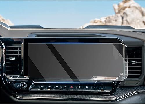 CDEFG 2022-2025 2026 Silverado Sierra Screen Protector for 2024 2025 2026 Silverado 1500 Sierra 1500 2500HD 3500HD Accessories Touch Screen Protector Tempered Glass