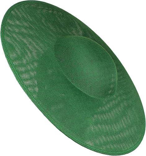 40cm Fascinator Hat Base – Linen Headpiece for Millinery, Large Hat Making Bottom for Formal