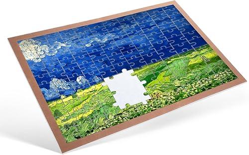 HEMOTON Jigsaw Puzzle Mat, Portable Puzzle Board, Non-Slip Surface, Foldable for Easy Storage, Felt Puzzle Pad, Up to 1000 Pieces, 31.44" x 23.58", 9 mm Thickness (Extra Large) — 11% off