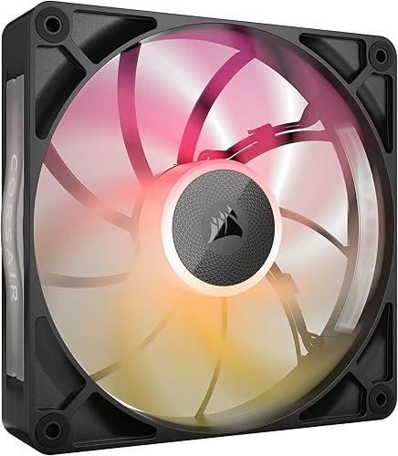 CORSAIR iCUE Link RX140 MAX RGB 140mm PWM Thick Fan – High-Static Pressure – Magnetic Dome Bearing – Single Fan – Black — 21% off