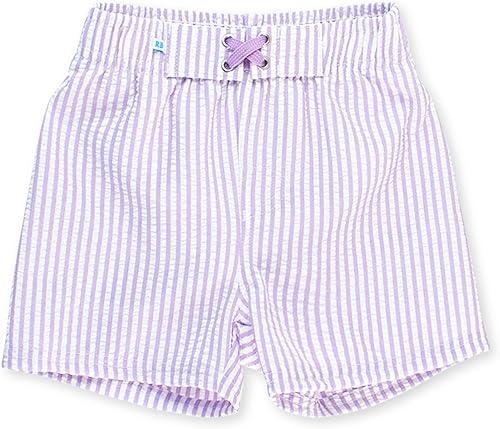 RUGGEDBUTTS Boys UPF50+ Sun Protection Seersucker Swim Trunks