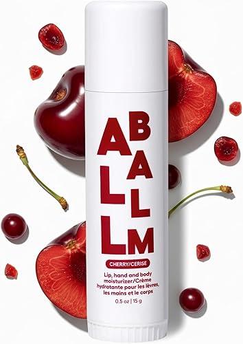 Zizia Cherry Giant Multi All Balm Stick – Moisturizing and Hydrating Stick for Lips, Hands & Body – with Shea Butter, Jojoba Oil, Aloe Vera, Calendula Beauty Moisturizer - Travel Essentials - 0.5 oz