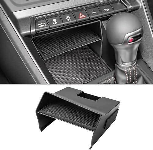 CDEFG Center Console Accessory Organizer for 2019 2020 2021 2022 2023 Q3 F3, ABS Material Armrest Box Insert Tray Glove Secondary Storage Box 2019-2023 Q3 F3 Accessories (Console Tray)