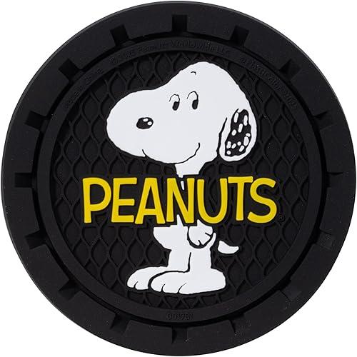Plasticolor 001981R01 Peanuts Snoopy Auto Coaster - 2 Pack
