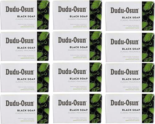 12 Pack of Dudu Osun Black Soap Classic Fragrance