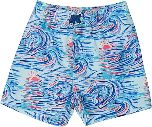 RUGGEDBUTTS Boys UPF50+ Sun Protection Novelty Swim Trunks